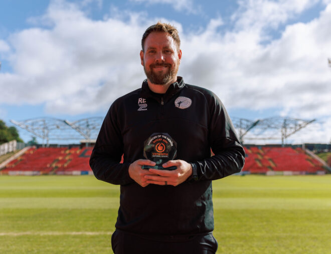 Rob Elliot named as Vanarama National League’s August Manager of the Month