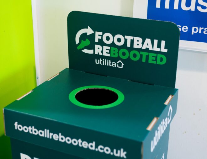 Heed to support Utilita’s Football Rebooted campaign