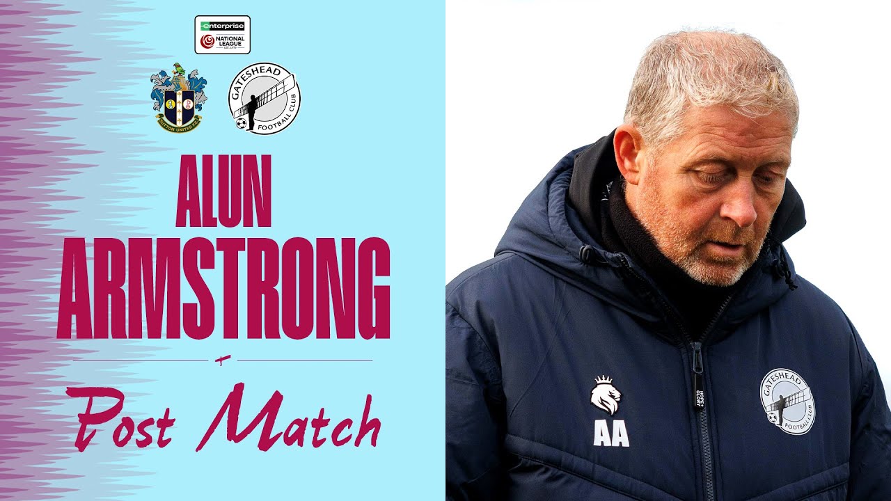 💬 “A really difficult time” | Alun Armstrong post-Sutton Utd (A) | POST-MATCH
