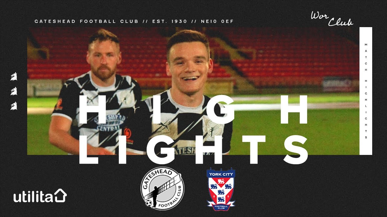 HIGHLIGHTS | Gateshead 2-0 York City