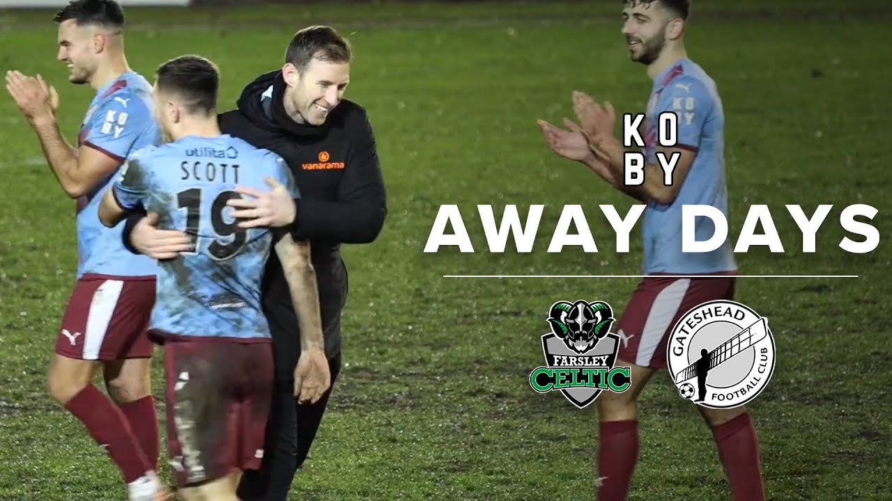 THREE GOAL comeback & injury time scenes at Farsley Celtic | KING KOBY AWAY DAYS
