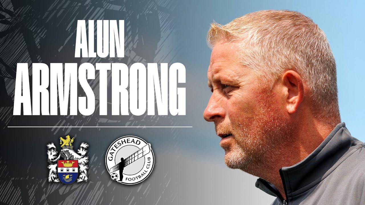 💬 “We’re speaking to a lot of players” | Alun Armstrong pre-Blyth Town (A) | INTERVIEW