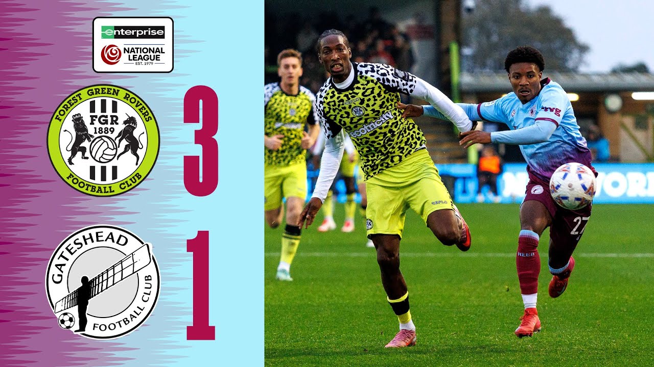 Heed lose to league leaders at FGR | Forest Green Rovers 3-1 Gateshead | HIGHLIGHTS