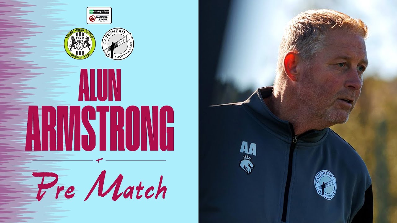 💬 “Show what we’re capable of” | Alun Armstrong pre-Forest Green Rovers (A) | PRE-MATCH