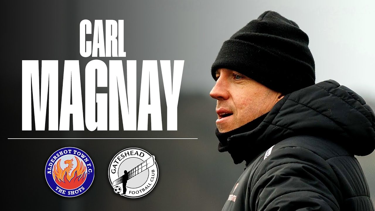 💬 “We have to stay hungry” | Carl Magnay pre-Aldershot Town (A) | INTERVIEW