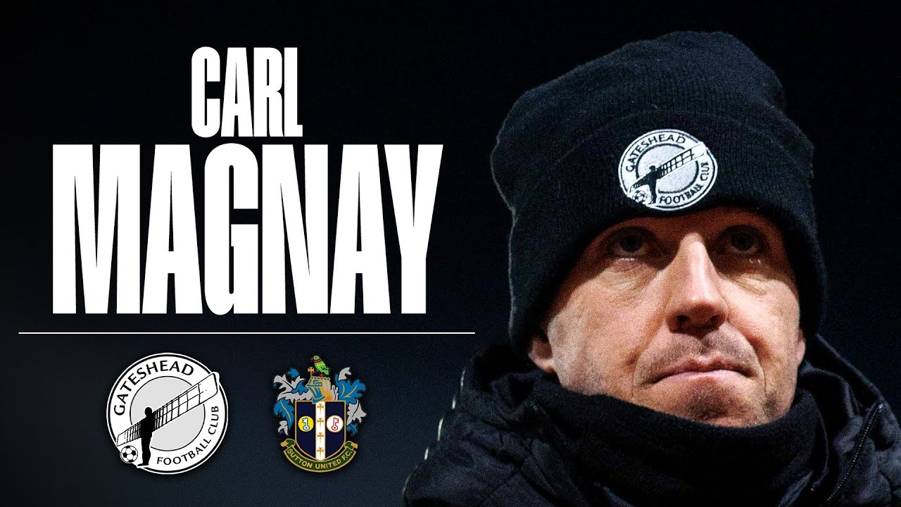 💬 “It was about character” | Carl Magnay on Sutton Utd (H) win | POST-MATCH