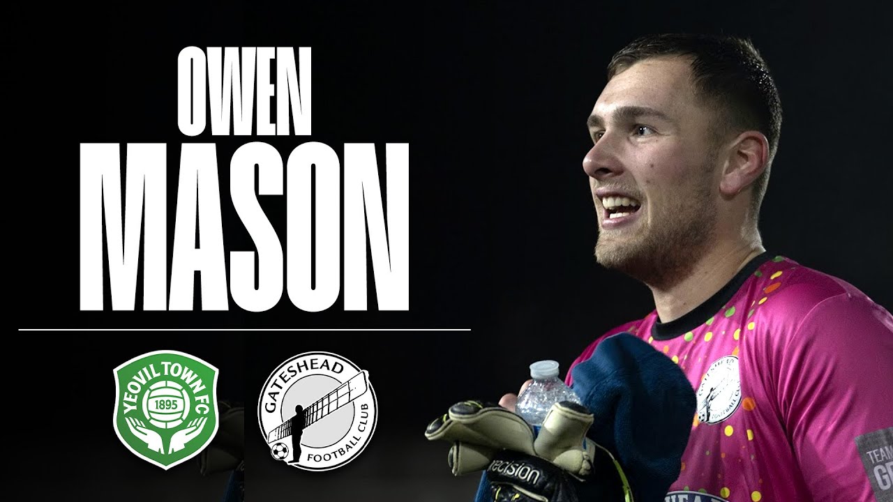 💬 “We’ll take that on the road” | Owen Mason on draw at Yeovil (A) | POST-MATCH