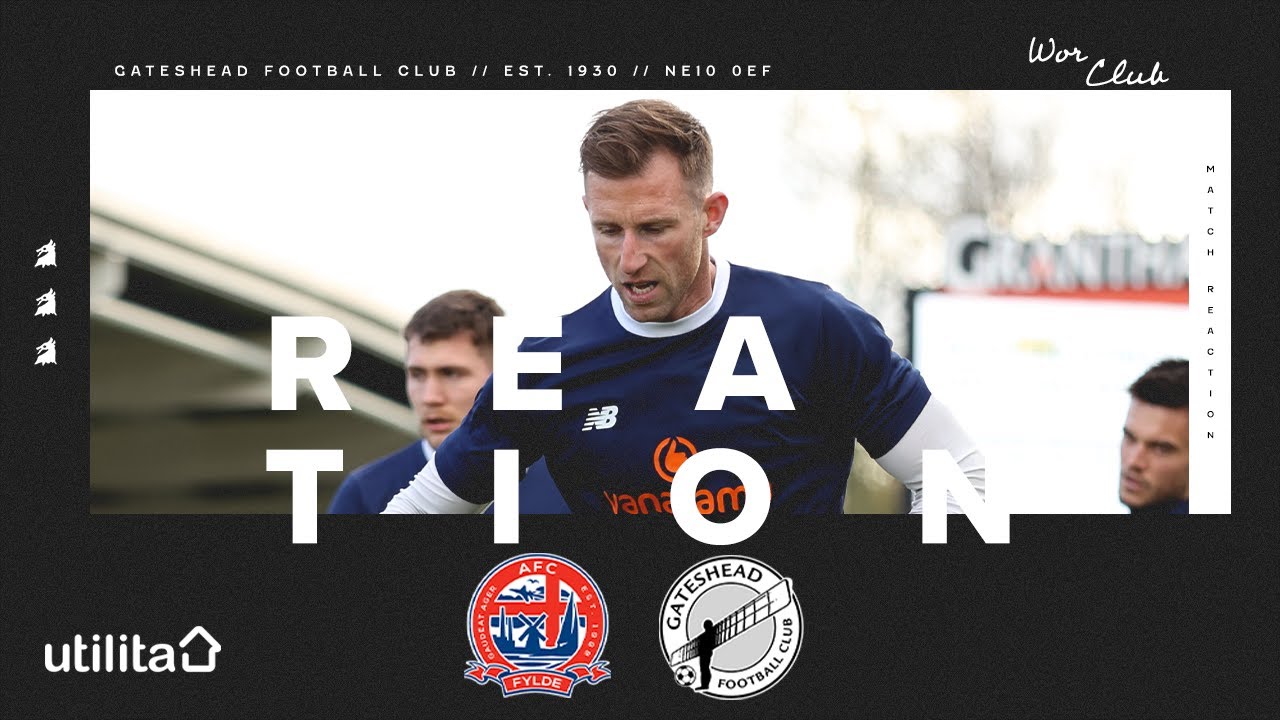 UTILITA REACTION | Williamson on ‘disappointing’ AFC Fylde defeat