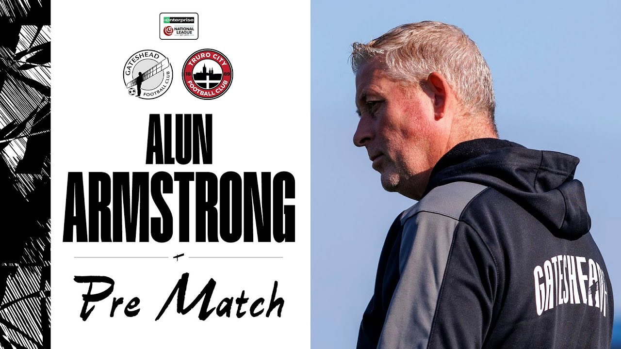 💬 “We’ve got to attack the game” | Alun Armstrong pre-Truro City (H) | PRE-MATCH