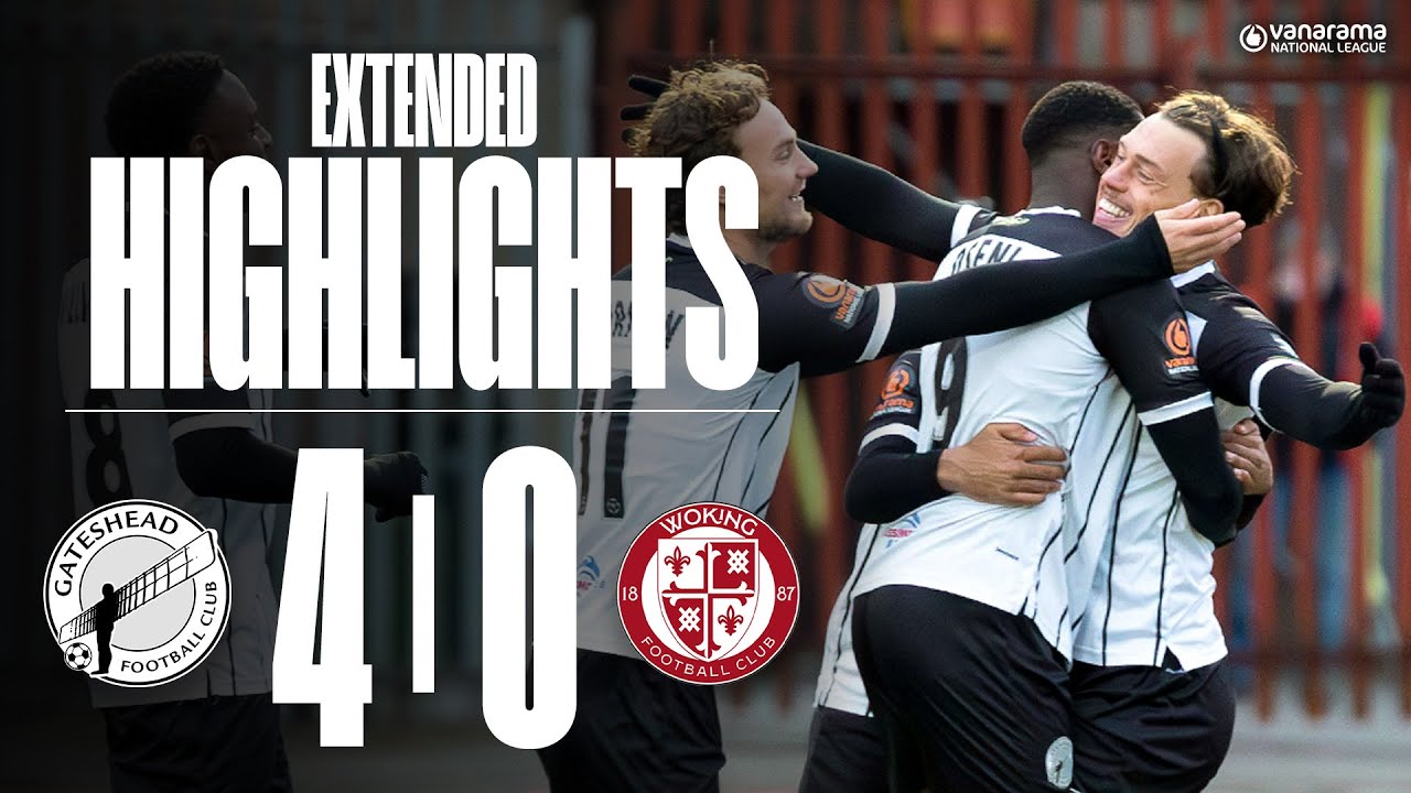 Four goals, three penalties & three points! 🙌 | Gateshead 4-0 Woking | EXTENDED HIGHLIGHTS