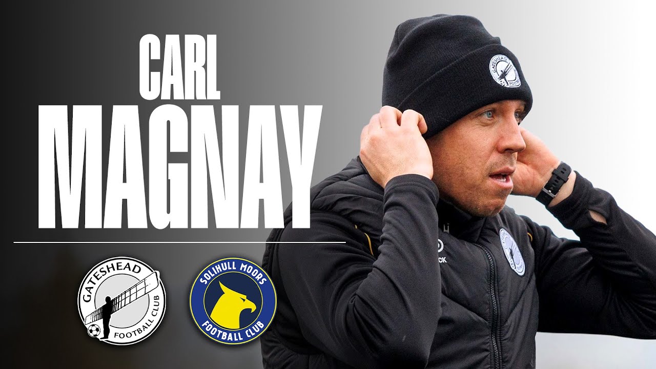 💬 “It’s really nice to be at home” | Carl Magnay pre-Solihull Moors (H) | INTERVIEW
