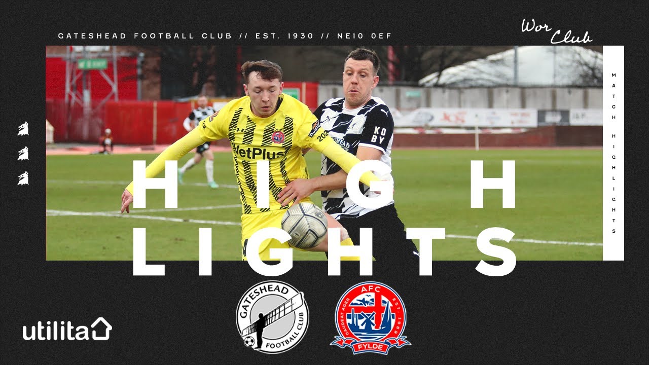 Coasters hand Heed second home defeat | Gateshead 0-3 AFC Fylde | HIGHLIGHTS