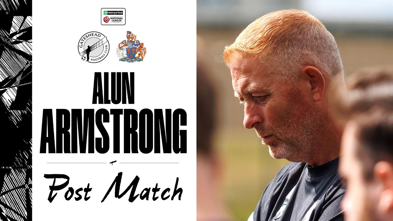 💬 “Massively disappointed” | Alun Armstrong post-Altrincham (H) | POST-MATCH