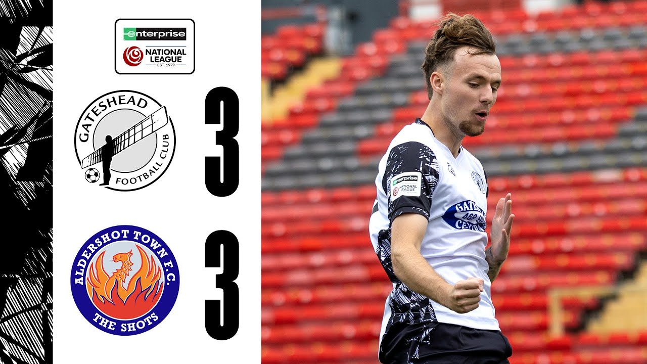 Kyle Hurst scores twice in six-goal thriller 🫨 | Gateshead 3-3 Aldershot Town | HIGHLIGHTS