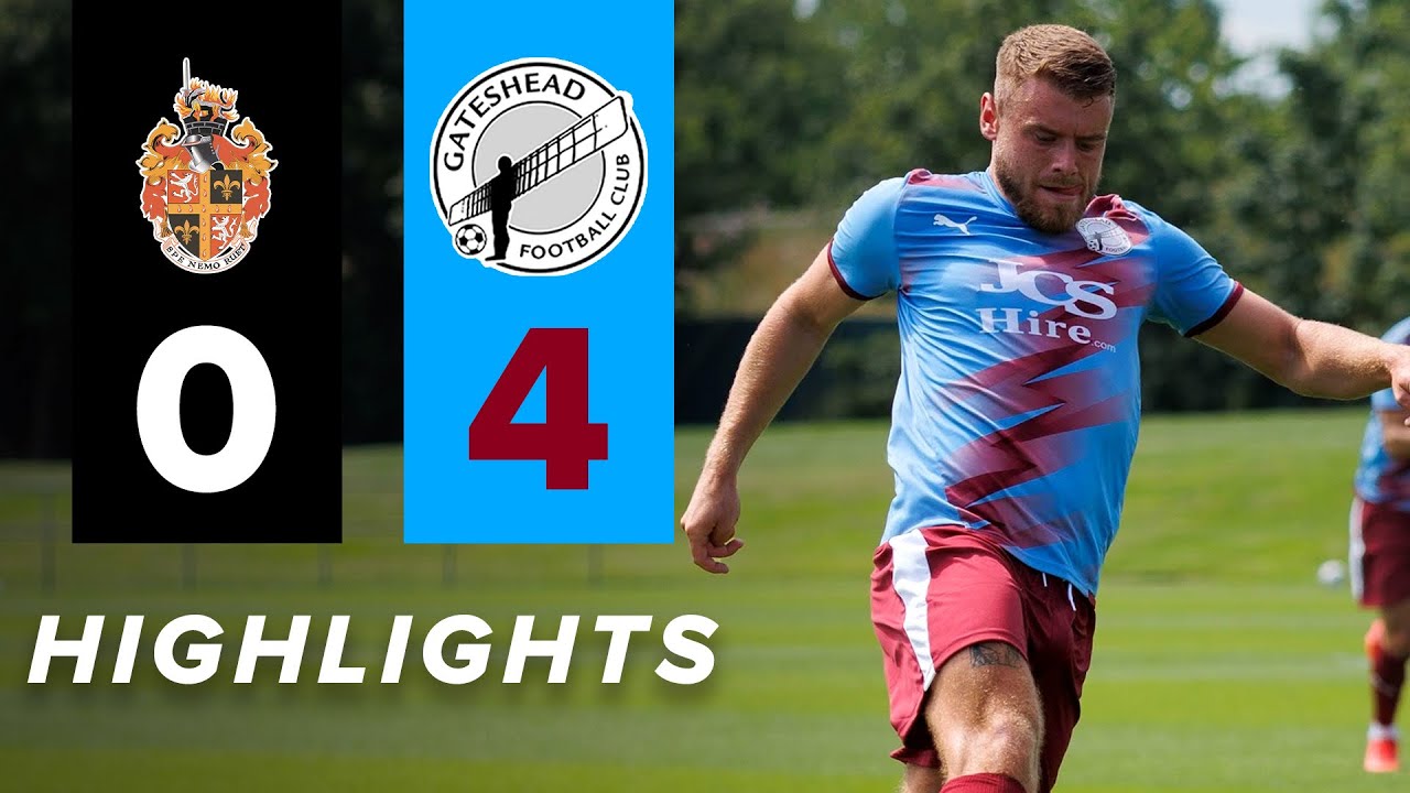 Paul Blackett hits brace in four-goal win | Spennymoor Town 0-4 Gateshead | HIGHLIGHTS