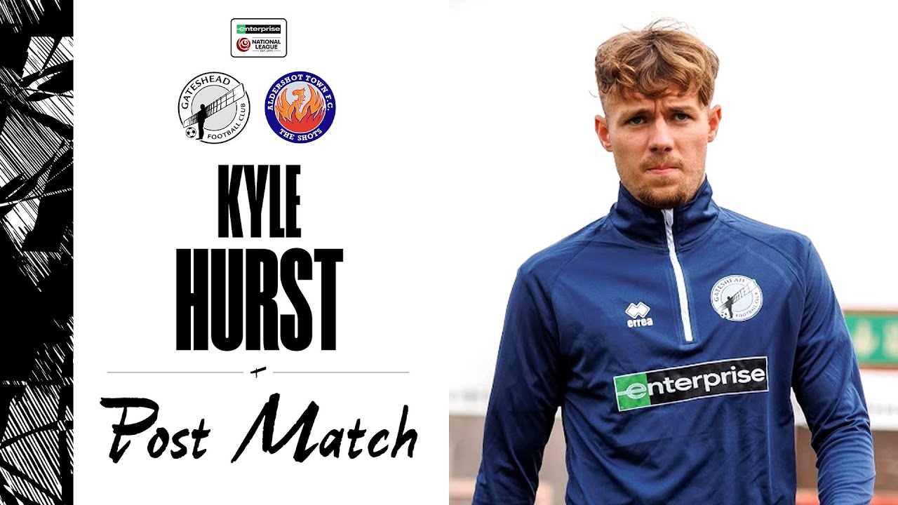 💬 “It’s been a good week” | Kyle Hurst on Aldershot Town draw | POST-MATCH