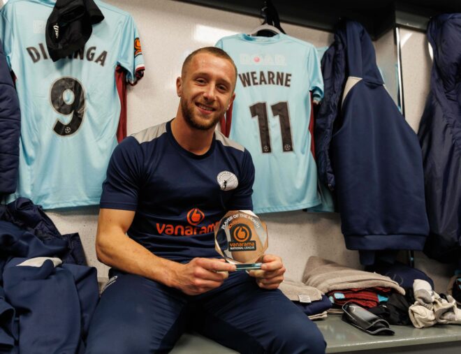 Stephen Wearne named as National League’s November Player of the Month